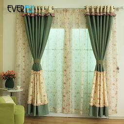 純凈田園 Everfly布簾紗簾的半遮光美學(xué)之旅